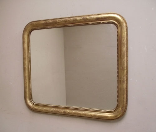 french antique gilded mirror